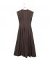 anuans (アニュアンス) ウエストタックカットフレアワンピース ブラウン サイズ:S：7000円