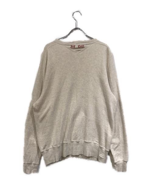 NIGEL CABOURN（ナイジェルケーボン）NIGEL CABOURN (ナイジェルケーボン) ポケットクルーネックスウェット ベージュ サイズ:SIZE 48の古着・服飾アイテム