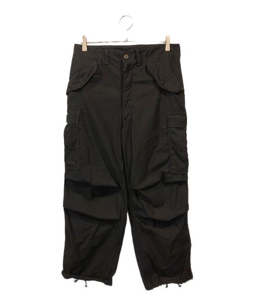 US ARMY（ユーエスアーミー）US ARMY (ユーエスアーミー) フィールドカーゴパンツ ブラック サイズ:SIZE SMALL‐REGULARの古着・服飾アイテム