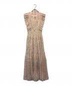 Snidelスナイデル）の古着「Sustainableフリルワンピース」｜ピンク