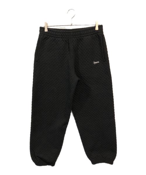 SUPREME（シュプリーム）Supreme (シュプリーム) Micro Quilted Sweatpant ブラック サイズ:Sの古着・服飾アイテム