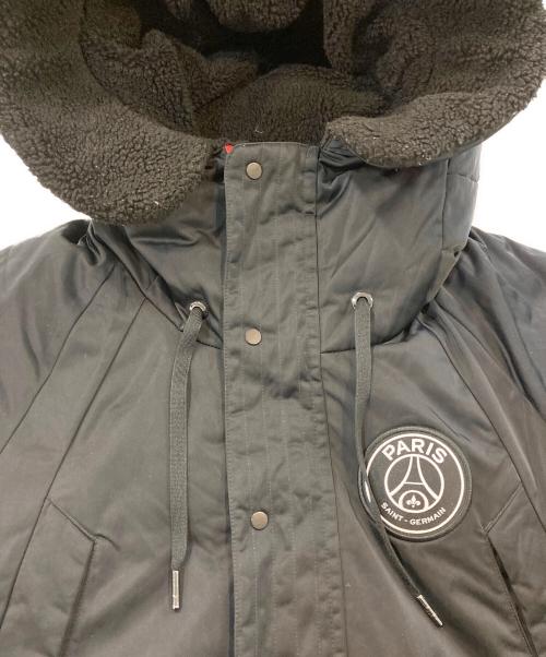 JORDAN（ジョーダン）JORDAN (ジョーダン) PARIS SAINT-GERMAIN (パリサンジェルマン) Flight PARKA JACKET ブラック サイズ:SIZE Sの古着・服飾アイテム