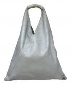 MM6 Maison Margielaエムエムシックスメゾンマルジェラ）の古着「レザージャパニーズトートバッグ」｜ホワイト