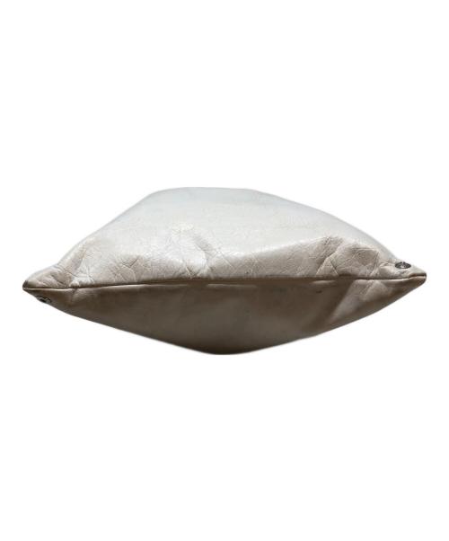 MM6 Maison Margiela（エムエムシックスメゾンマルジェラ）MM6 Maison Margiela (エムエムシックスメゾンマルジェラ) レザージャパニーズトートバッグ ホワイトの古着・服飾アイテム