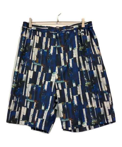 HERALBONY（ヘラルボニー）HERALBONY (ヘラルボニー) リラックスハーフパンツ「海」 レッド サイズ:mlの古着・服飾アイテム