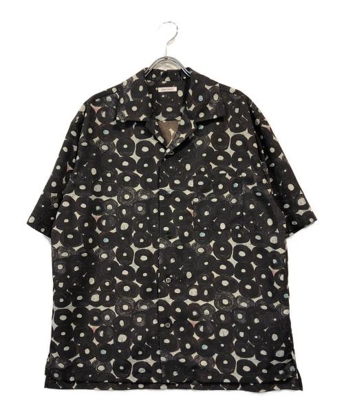 HERALBONY（ヘラルボニー）HERALBONY (ヘラルボニー) オープンカラーシャツ「（無題）（丸）」 ブラック サイズ:FREEの古着・服飾アイテム