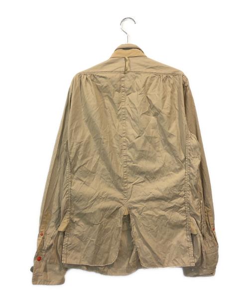 UNDERCOVER（アンダーカバー）UNDERCOVER (アンダーカバー) 13SSOXダブルカフスシャツジャケット/ ベージュ サイズ:SIZE 2の古着・服飾アイテム