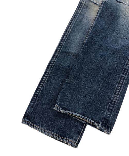 Hysteric Glamour（ヒステリックグラマー）Hysteric Glamour (ヒステリックグラマー) リペア加工スタッズデニムパンツ インディゴ サイズ:SIZE 71cm (W28)の古着・服飾アイテム