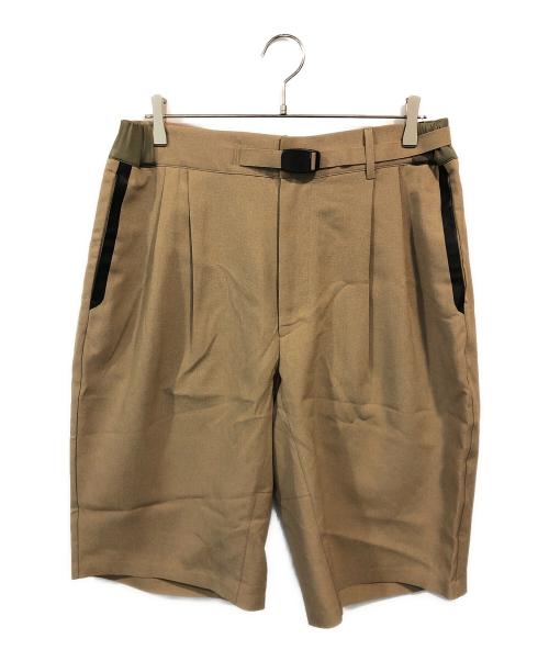 GRAMICCI（グラミチ）GRAMICCI (グラミチ) F/CE. (エフシーイー) タックハーフパンツ ブラウン サイズ:XLの古着・服飾アイテム