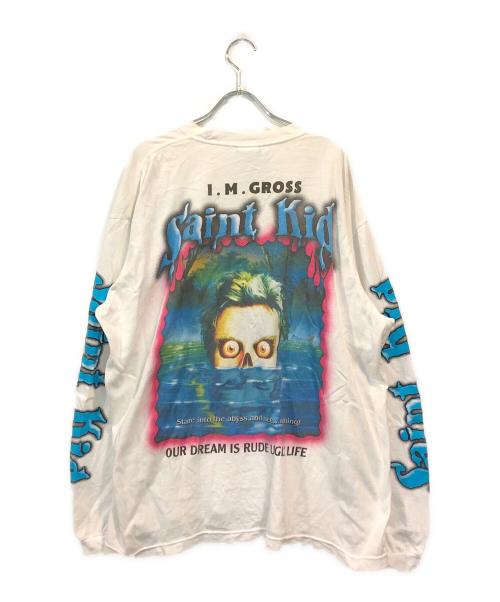 SAINT MICHAEL（セントマイケル）SAINT MICHAEL (セントマイケル) 23SSバックプリントTシャツ ホワイト サイズ:XLの古着・服飾アイテム