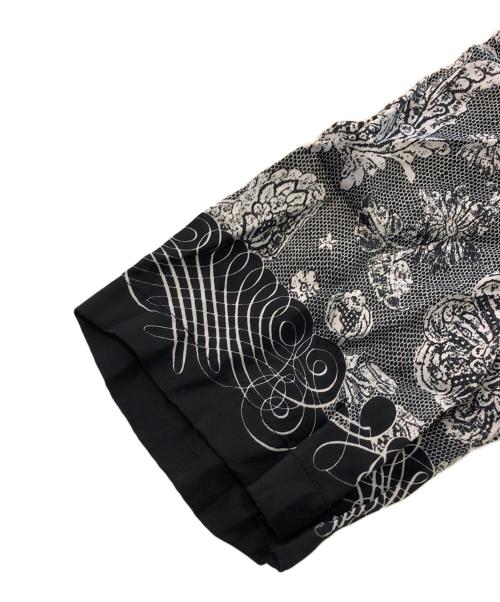 Acne studios（アクネ ストゥディオス）ACNE STUDIOS (アクネ ストゥディオス) 24ssフローラルプリントシャツ ブラック サイズ:SIZE 48の古着・服飾アイテム