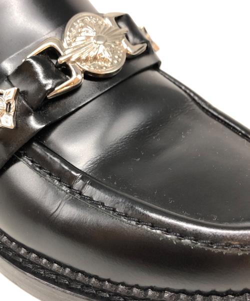 TOGA PULLA（トーガ プルラ）TOGA PULLA (トーガ プルラ) メタルローファー ブラック サイズ:SIZE 37の古着・服飾アイテム
