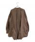 mizuiro-ind (ミズイロインド) ピンタックパフスリーブシャツ ブラウン サイズ:-：8000円