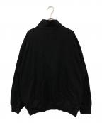 BLURHMSブラームス）の古着「コットンシルクネップハーフジップ」｜ネイビー