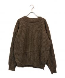 yokosakamoto（ヨウコサカモト）の古着「ケーブルニット」｜ブラウン