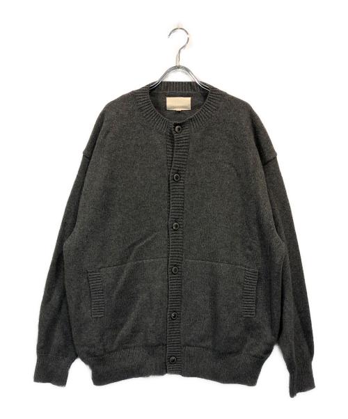 yokosakamoto（ヨウコサカモト）YOKOSAKAMOTO (ヨウコサカモト) ニットコーチジャケット グレー サイズ:SIZE Mの古着・服飾アイテム