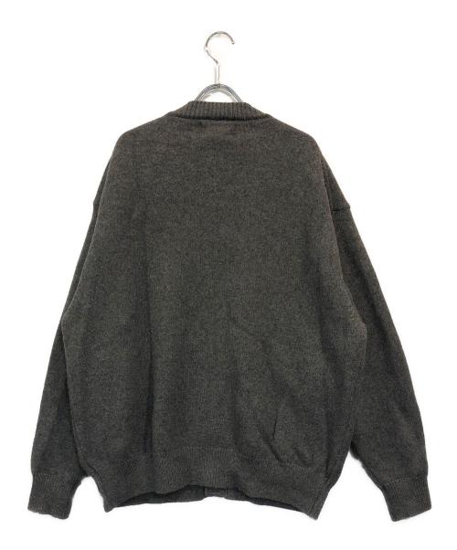 yokosakamoto（ヨウコサカモト）YOKOSAKAMOTO (ヨウコサカモト) ニットコーチジャケット グレー サイズ:SIZE Mの古着・服飾アイテム