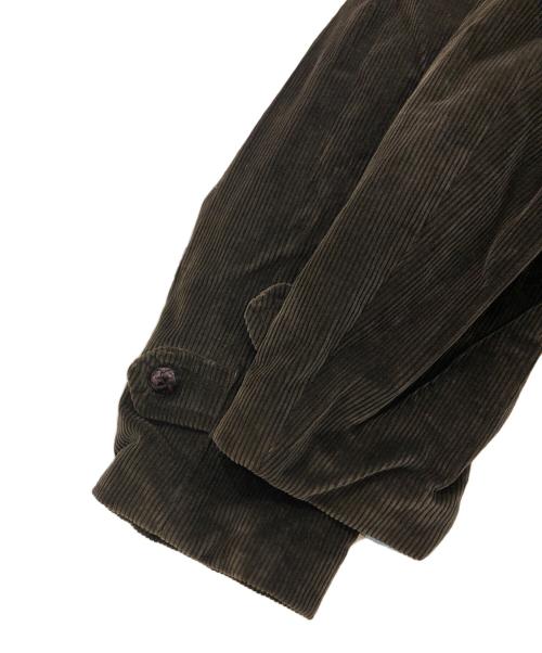 Sears（シアーズ）Sears (シアーズ) ヴィンテージクルミボタンコーデュロイコート オリーブ サイズ:SIZE 42の古着・服飾アイテム