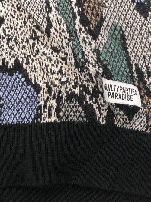 WACKO MARIA（ワコマリア）WACKO MARIA (ワコマリア) パイソンニットポロシャツ グレー サイズ:SIZE Lの古着・服飾アイテム