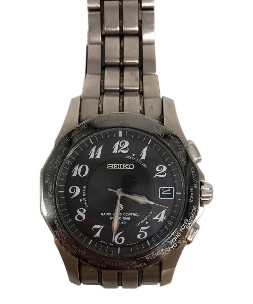 SEIKO（セイコー）SEIKO (セイコー) ブライツチタニウムリストウォッチ ブラックの古着・服飾アイテム
