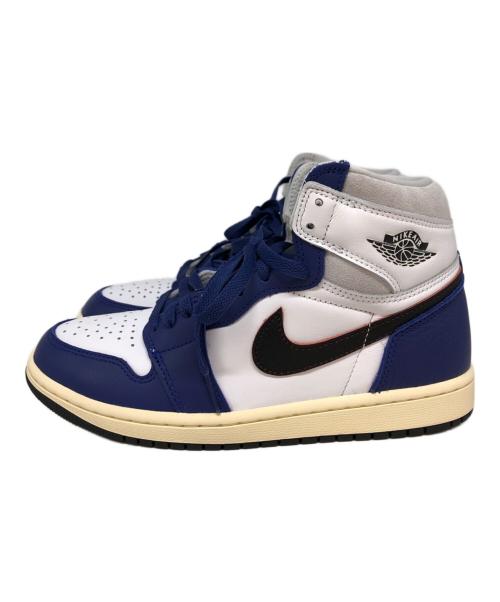 NIKE（ナイキ）NIKE (ナイキ) エアジョーダン1 ハイ OG レアエア ホワイト×ブルー サイズ:SIZE 26cmの古着・服飾アイテム