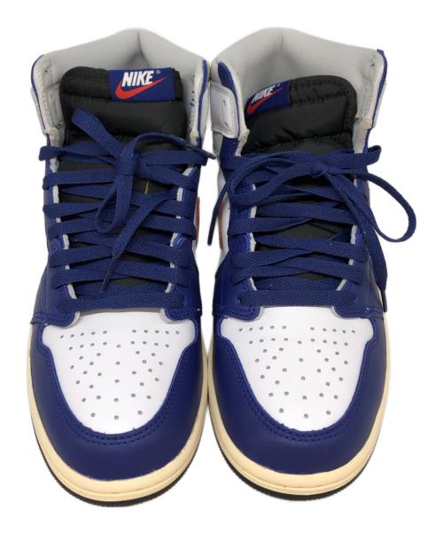 NIKE（ナイキ）NIKE (ナイキ) エアジョーダン1 ハイ OG レアエア ホワイト×ブルー サイズ:SIZE 26cmの古着・服飾アイテム