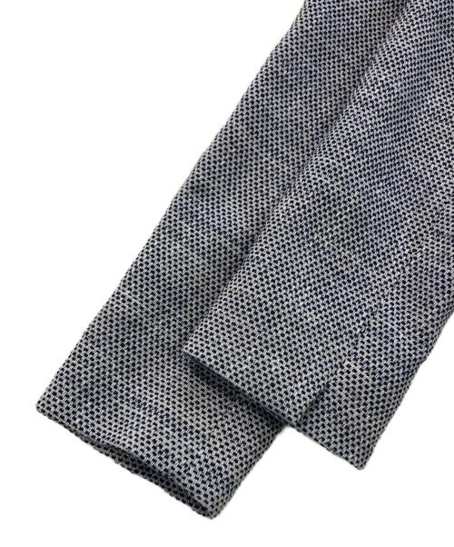 TOMORROW LAND collection（トゥモローランドコレクション）TOMORROW LAND collection (トゥモローランドコレクション) テープストレッチツイード ノーカラージャケット スカイブルー サイズ:SIZE 36の古着・服飾アイテム