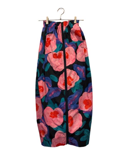 ISSEY MIYAKE（イッセイミヤケ）ISSEY MIYAKE (イッセイミヤケ) パッカブルフラワープリント2WAYパンツ ピンク サイズ:2の古着・服飾アイテム