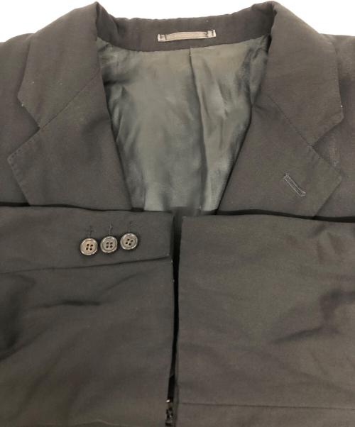 COMME des GARCONS HOMME PLUS（コムデギャルソンオムプリュス）COMME des GARCONS HOMME PLUS (コムデギャルソンオムプリュス) 90sポケットエナメルテーラードジャケット ブラック サイズ:Mの古着・服飾アイテム