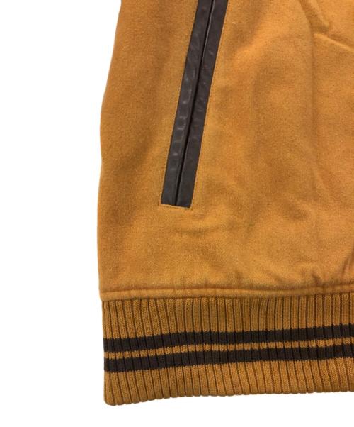 Timberland（ティンバーランド）Timberland (ティンバーランド) レザースリーブスタジャン イエロー サイズ:SIZE 3XLの古着・服飾アイテム