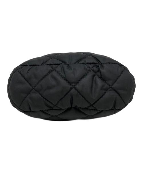 beautiful people（ビューティフルピープル）beautiful people (ビューティフルピープル) がま口キルティングポーチ ブラックの古着・服飾アイテム