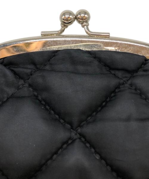 beautiful people（ビューティフルピープル）beautiful people (ビューティフルピープル) がま口キルティングポーチ ブラックの古着・服飾アイテム