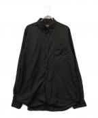 BLACK COMME des GARCONSブラックコムデギャルソン）の古着「ジップデザイン長袖シャツ」｜ブラック