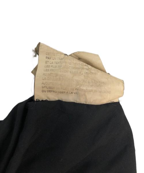 BLACK COMME des GARCONS（ブラックコムデギャルソン）BLACK COMME des GARCONS (ブラックコムデギャルソン) ジップデザイン長袖シャツ ブラック サイズ:Lの古着・服飾アイテム