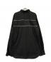 BLACK COMME des GARCONS (ブラックコムデギャルソン) ジップデザイン長袖シャツ ブラック サイズ:L：17000円