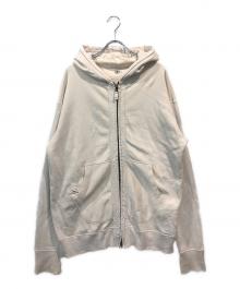 45R（フォーティファイブ・アール）の古着「ダブルジップパーカー」｜ベージュ