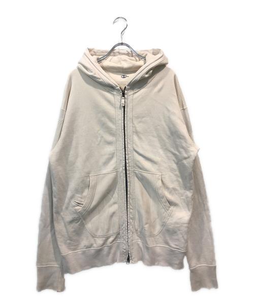 45R（フォーティファイブ・アール）45R (フォーティファイブ・アール) ダブルジップパーカー ベージュ サイズ:SIZE 4の古着・服飾アイテム