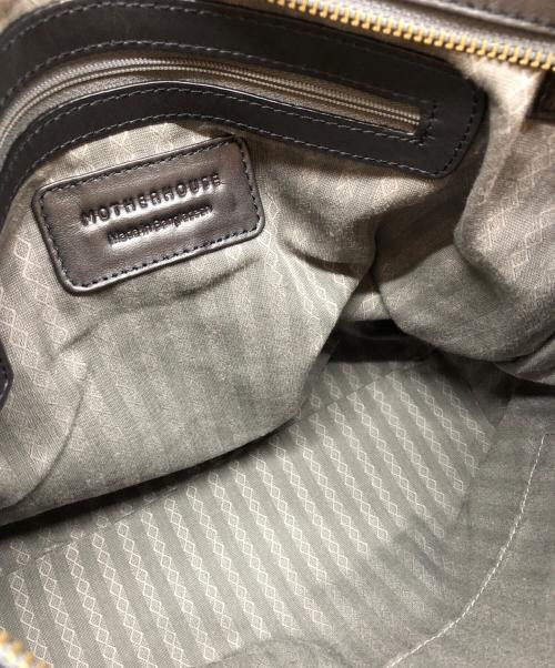 MOTHERHOUSE（マザーハウス）MOTHERHOUSE (マザーハウス) ヨゾラレザーバッグ グレーの古着・服飾アイテム