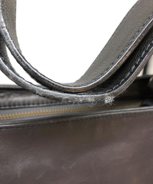 MOTHERHOUSE（マザーハウス）MOTHERHOUSE (マザーハウス) ヨゾラレザーバッグ グレーの古着・服飾アイテム