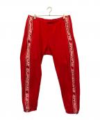 SUPREMEシュプリーム）の古着「Text Rib Sweatpant」｜レッド