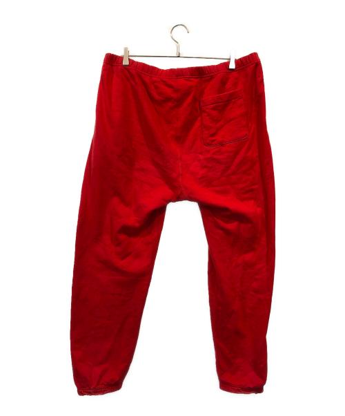 SUPREME（シュプリーム）Supreme (シュプリーム) Text Rib Sweatpant レッド サイズ:Lの古着・服飾アイテム