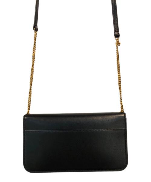 Saint Laurent Paris（サンローランパリ）Saint Laurent Paris (サンローランパリ) フォンフォルダーモノグラム ショルダーバッグ ブラックの古着・服飾アイテム