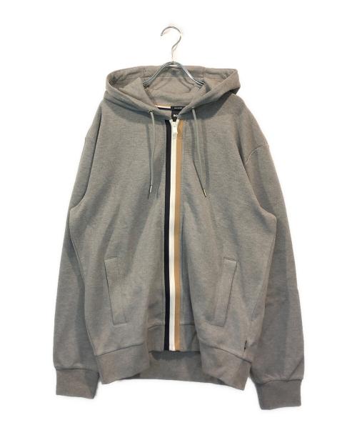 BOSS（ボス）BOSS (ボス) ジップパーカー グレー サイズ:Lの古着・服飾アイテム