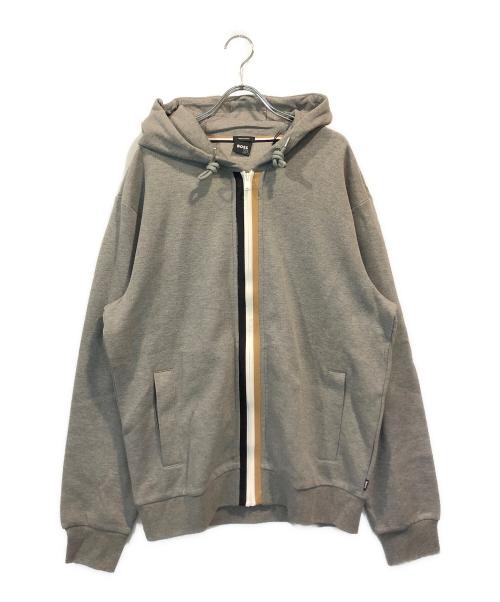 BOSS（ボス）BOSS (ボス) ジップパーカー グレー サイズ:Mの古着・服飾アイテム