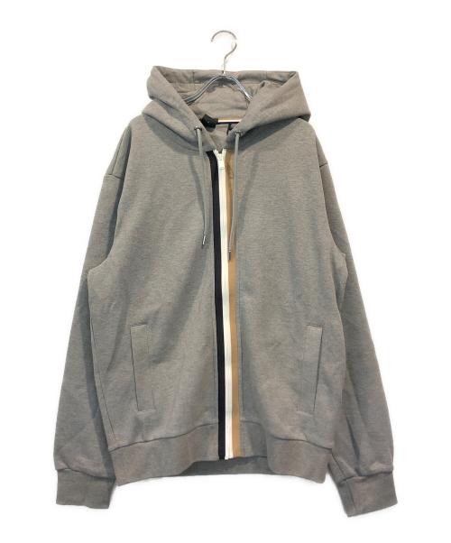 BOSS（ボス）BOSS (ボス) ジップパーカー グレー サイズ:Mの古着・服飾アイテム