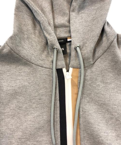 BOSS（ボス）BOSS (ボス) ジップパーカー グレー サイズ:Mの古着・服飾アイテム