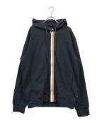 BOSSボス）の古着「ジップパーカー」｜ネイビー