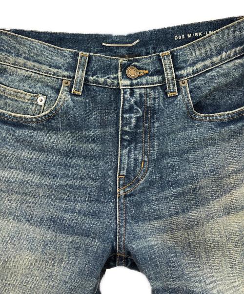 Saint Laurent Paris（サンローランパリ）Saint Laurent Paris (サンローランパリ) クラッシュデニムパンツ インディゴ サイズ:SIZE 29の古着・服飾アイテム