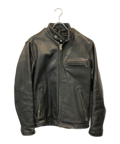 Schott（ショット）Schott (ショット) 641シングルレザージャケット ブラック サイズ:SIZE 34の古着・服飾アイテム