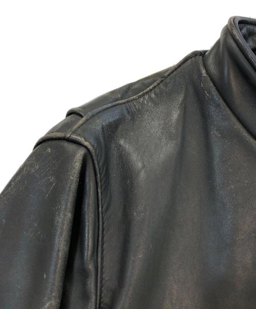 Schott（ショット）Schott (ショット) 641シングルレザージャケット ブラック サイズ:SIZE 34の古着・服飾アイテム